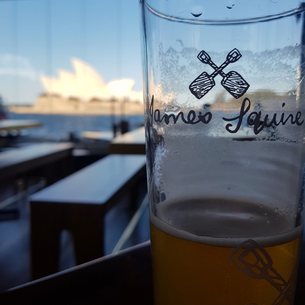 James Squire's One-Fifty Lashes AUD$12 @ The Squire's Landing at Circular Quay Sydney