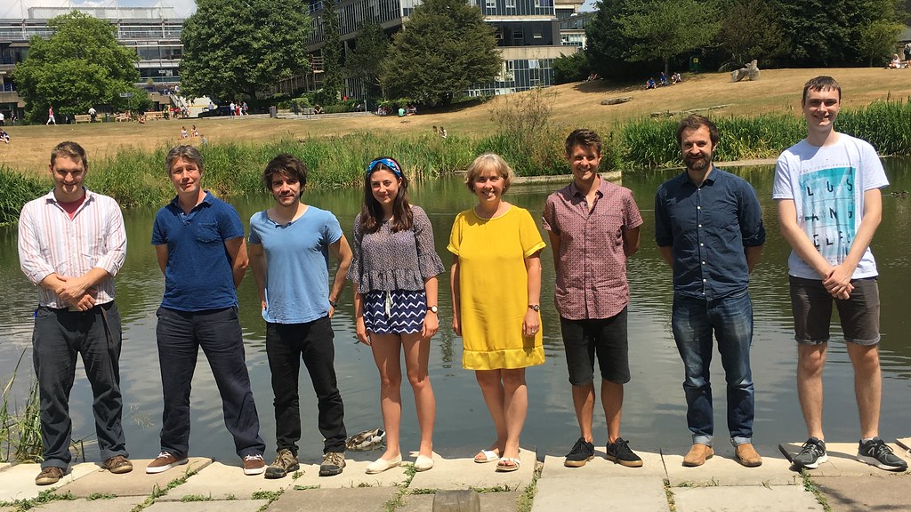 Some of the staff and PhD students in the Centre for Mathematical Biology