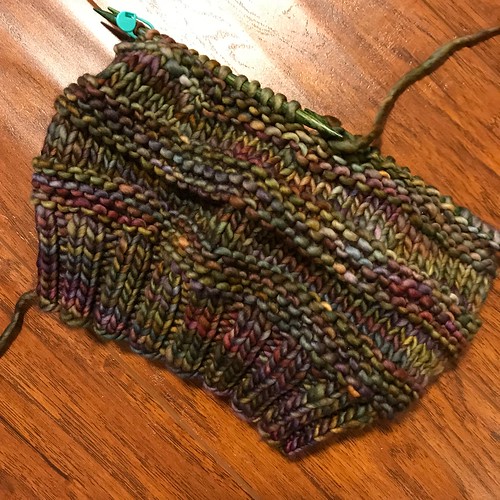 A beanie to match the cowl I designed for the beginner class.