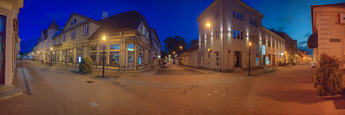 pärnu city estonia street view evening september autumn tourism