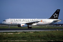 Star Alliance (Spanair) A320-232 EC-ILH BCN 12/07/2003