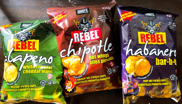 Product Review Aubrey D. Rebel Hot Chips & Sauce