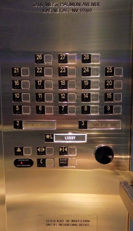Lucky Elevator No 4th Floor And No 13th Floor Vdara Hotel Flickr