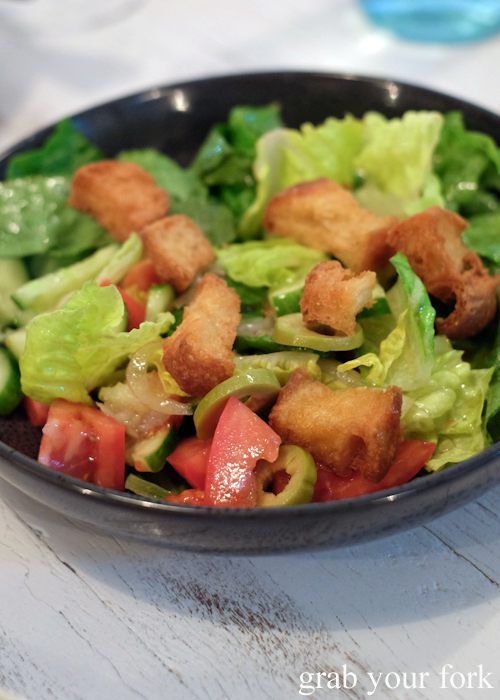 Bacalhau salad at Fich seafood restaurant in Petersham Sydney