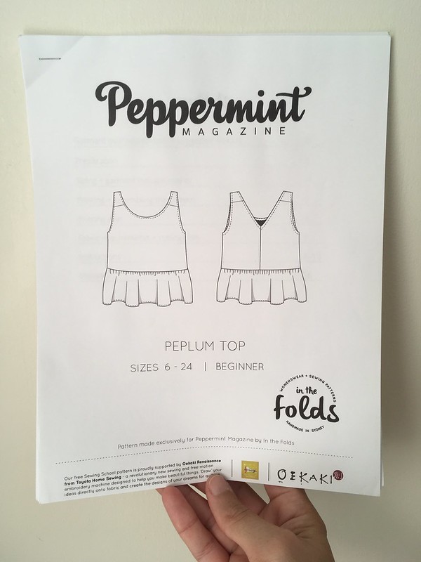 Peppermint Magazine Peplum Top:  Two Version