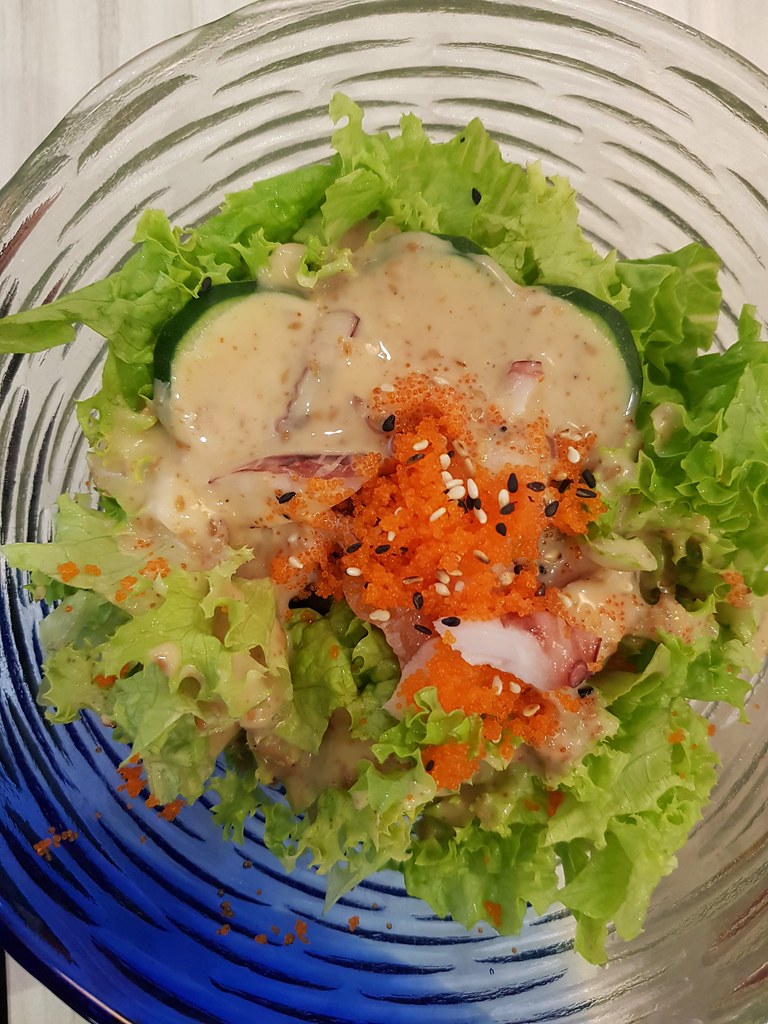 刺生沙拉 Sashimi Salad rm$9.80 @ 明太寿司 Sushi Mentai USJ9