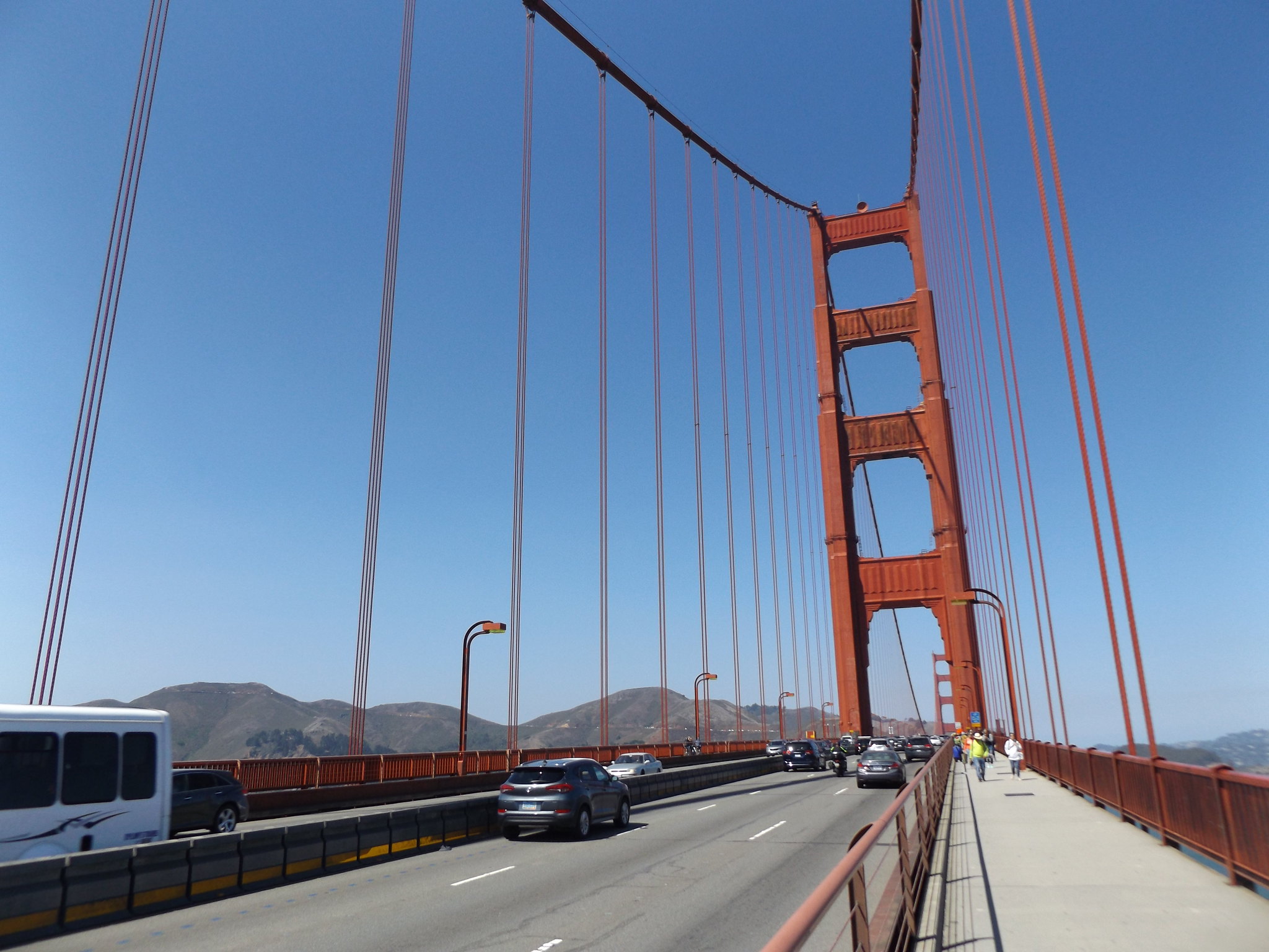 South Tower of Golden Gate Bridge, San Francisco, California, USA, 9 September 2018