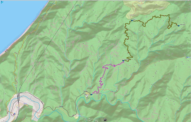 003、規劃：武塔派出所-南澳南線林道終點路線2D圖
