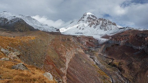 kazbek caucasus georgia landscape nature mountains
