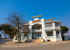 Old portuguese colonial Tamariz casino, Benguela Province, Lobito, Angola