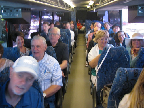 The bus ride back, filled with lively discussions, prayers, and hymns