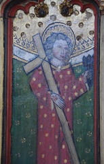 St William of Norwich (rood screen, 15th Century, restored)