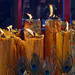Bangkok – Temple candles