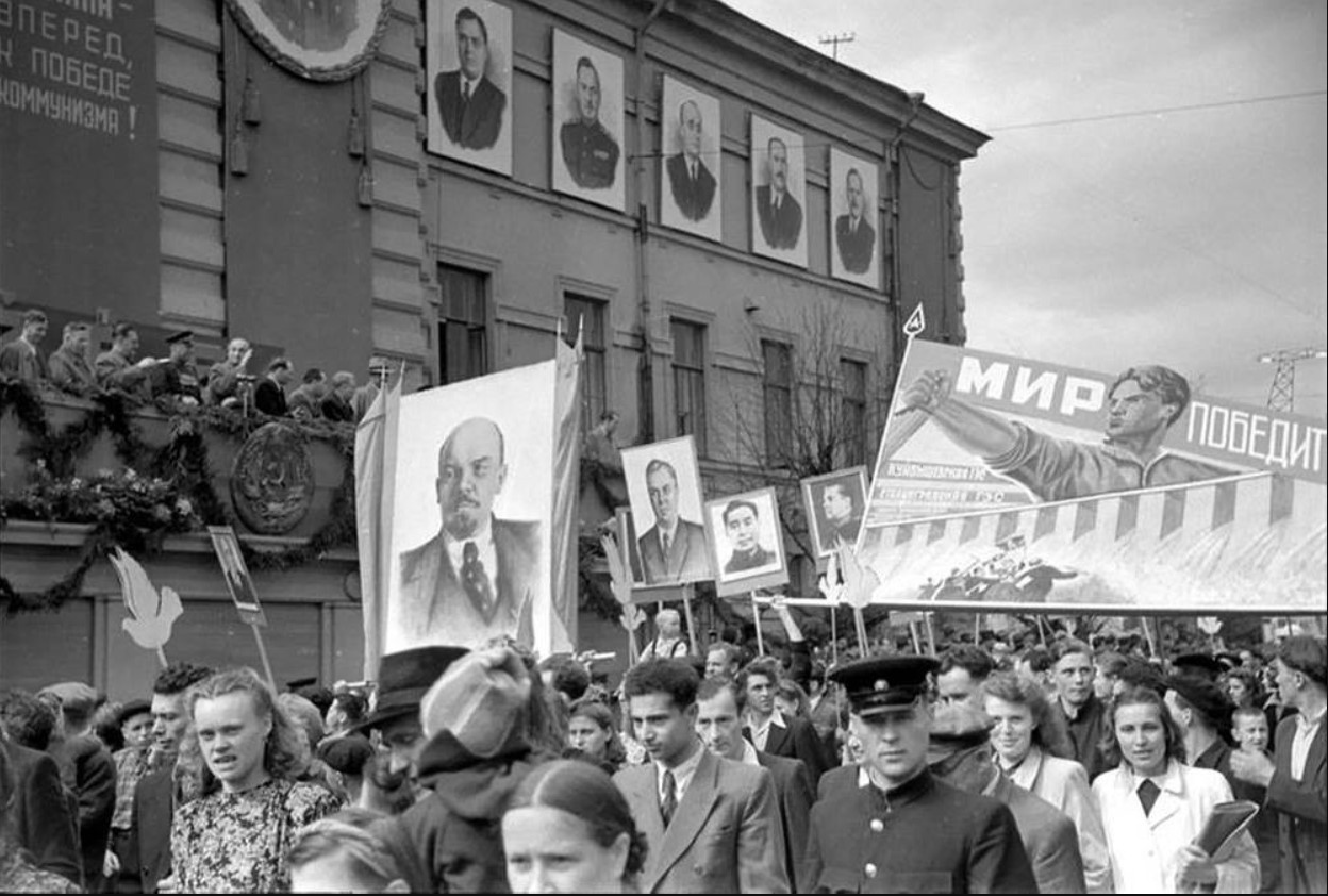 1948. Первомайская демонстрация в Вильнюсе