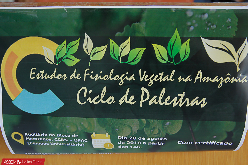 Estudos de Fisiologia Vegetal na Amazônia-Ciclo de Palestras