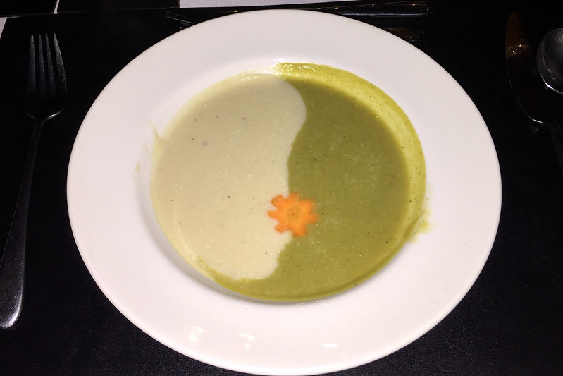 Cauliflower and broccoli soup