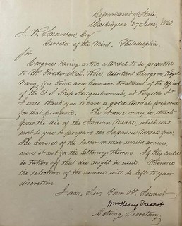 Letter from from William H. Trescot to James R. Snowden