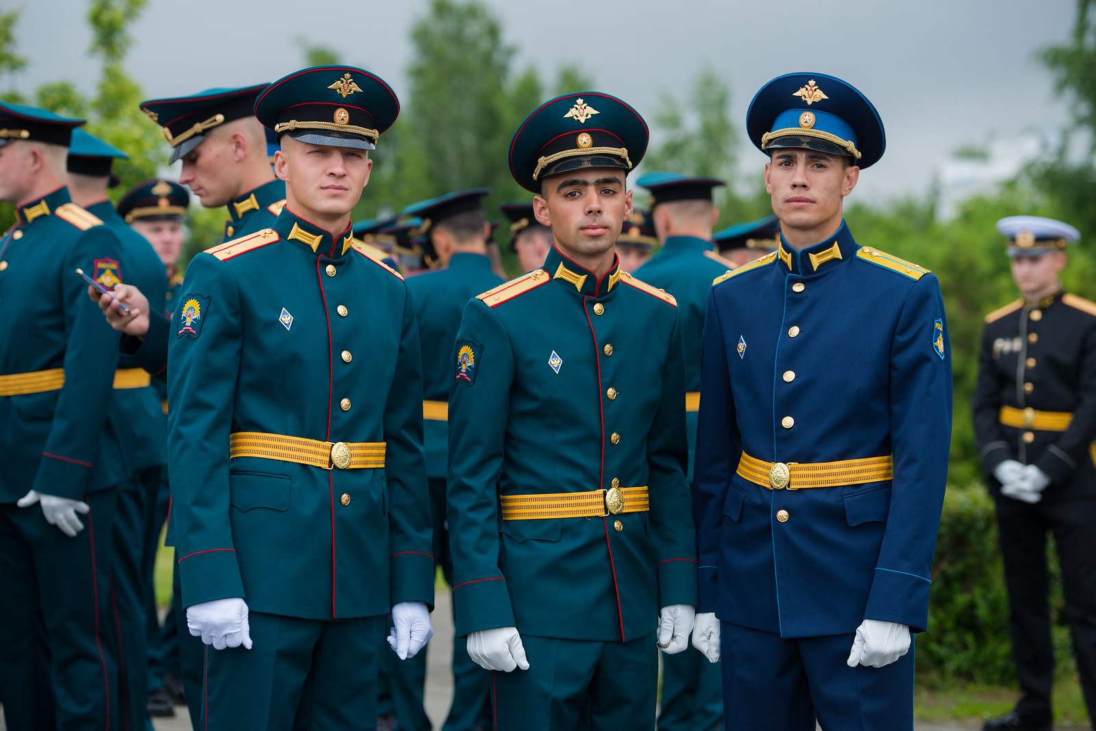 Парадная форма офицеров МО РФ