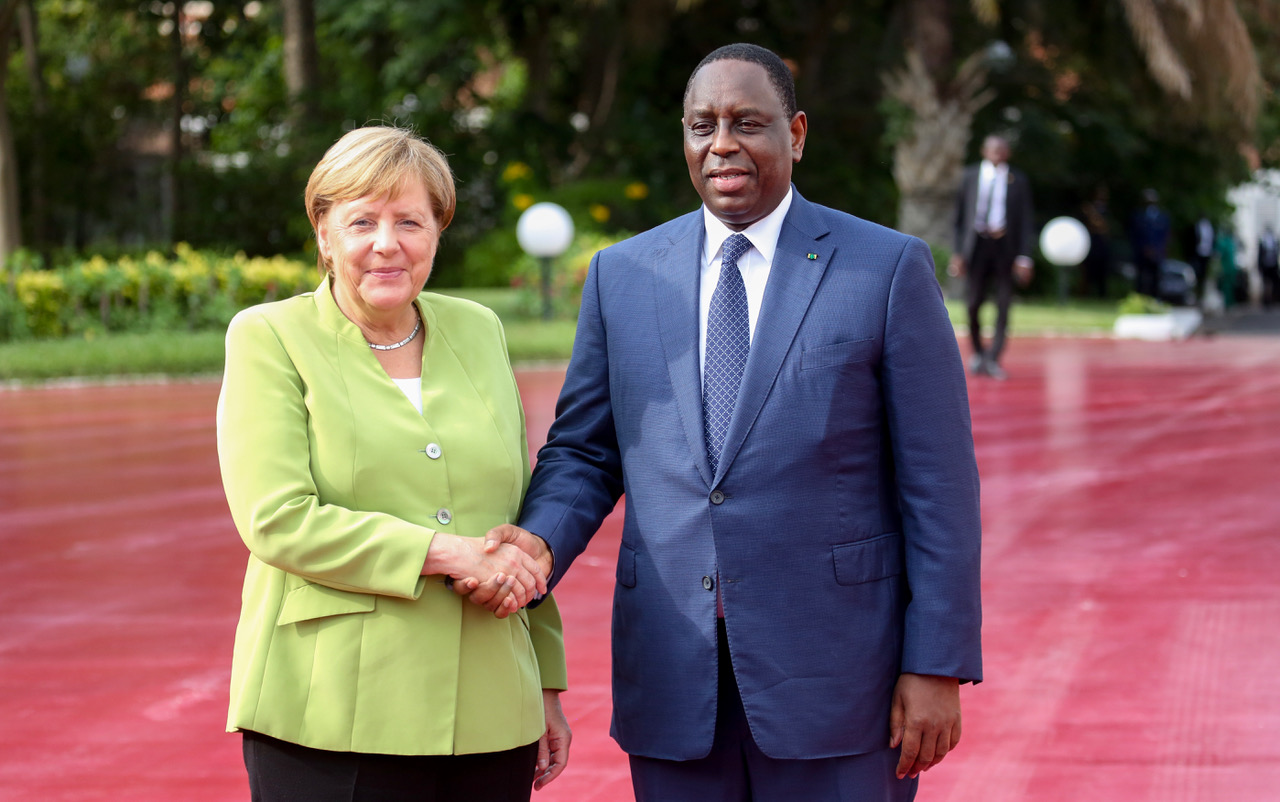 Visite de Angela Merkel à Dakar (1)