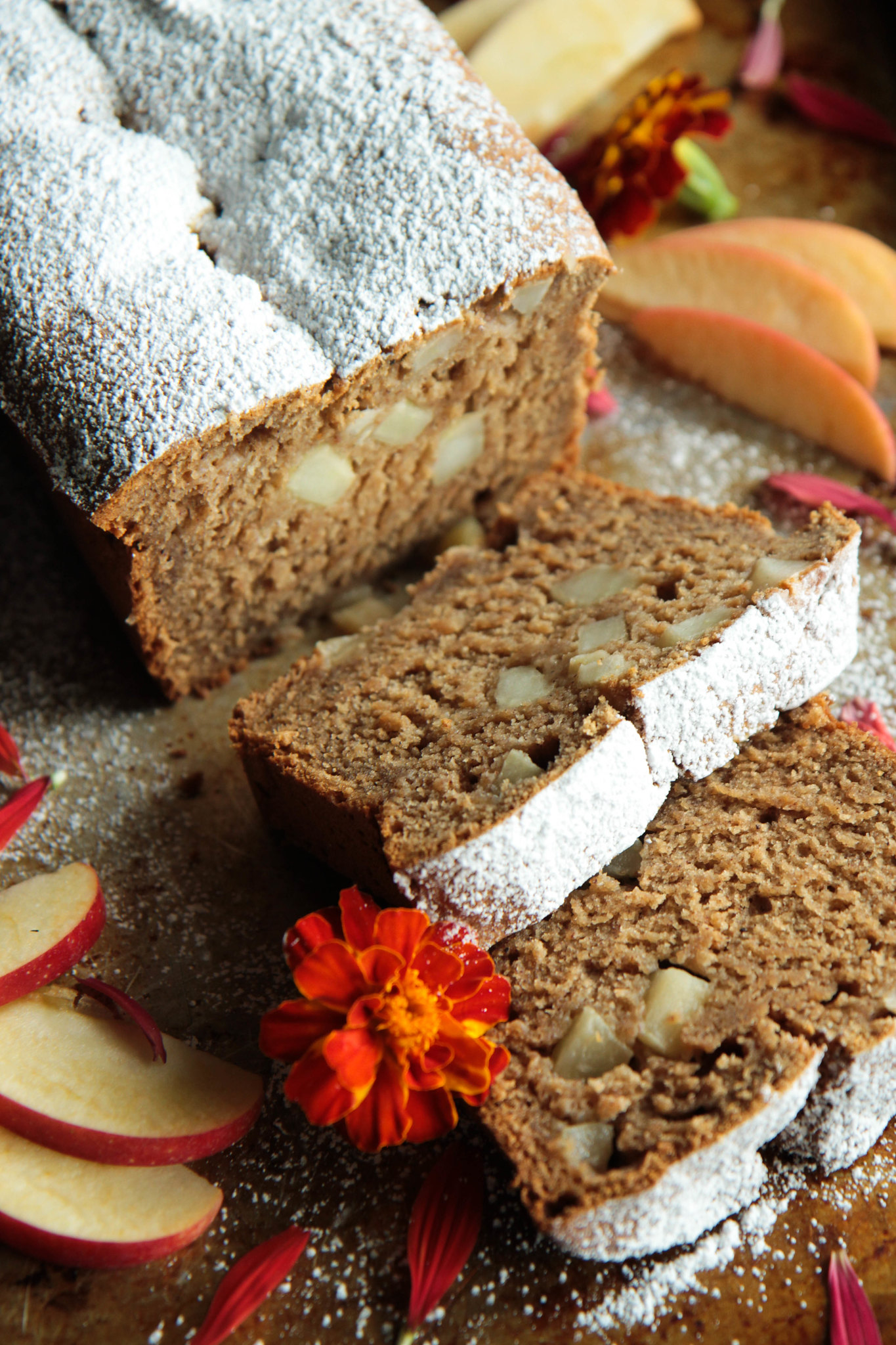 Spiced Apple Bread-Vegan and Gluten-Free from HeatherChristo.com