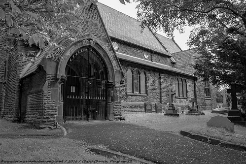 Entrance to Christ Church, Denshaw.