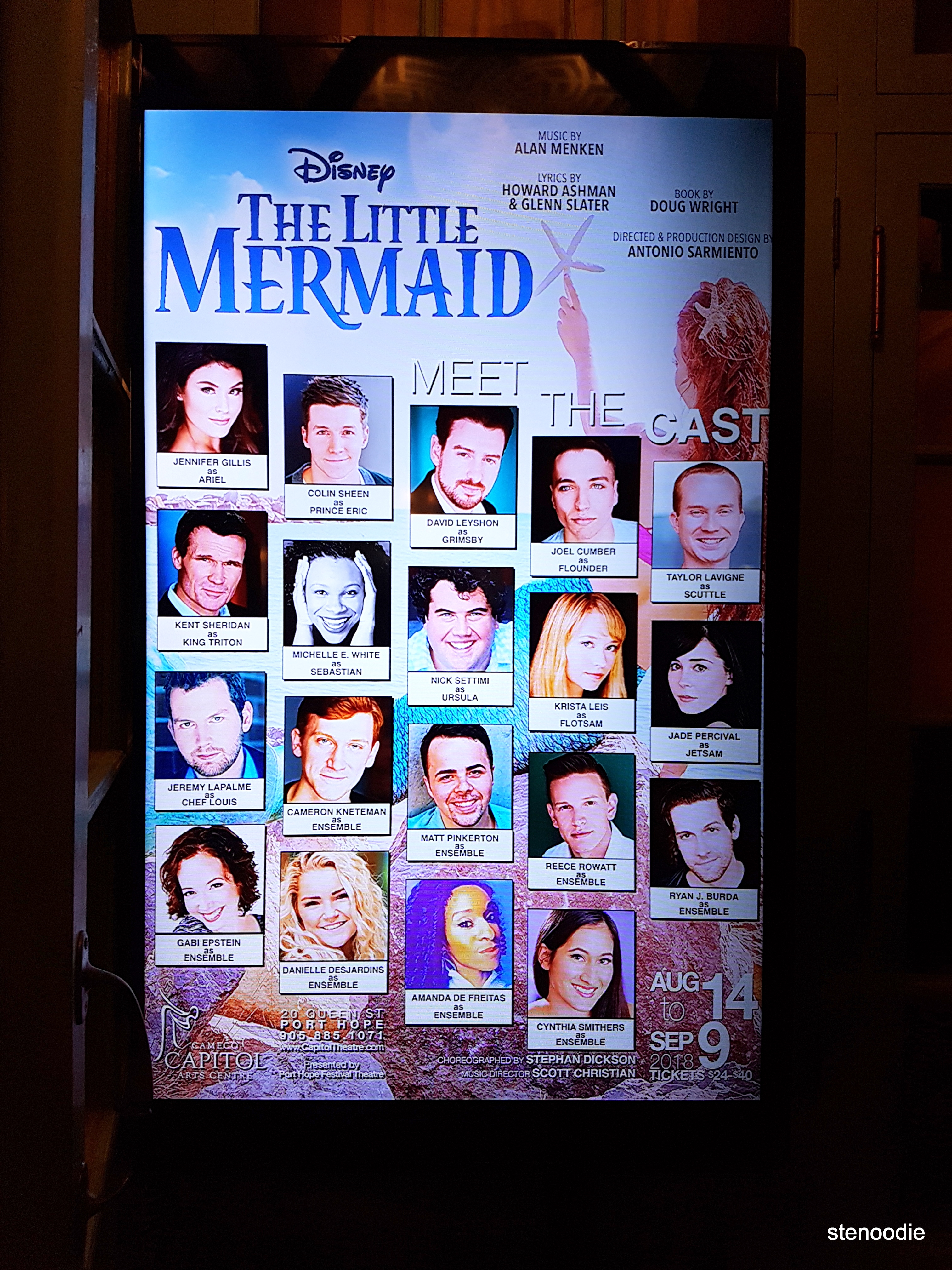 cast of The Little Mermaid