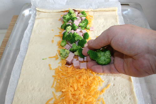 15 - Schinken & Brokkoli hinzufügen / Add ham & broccoli
