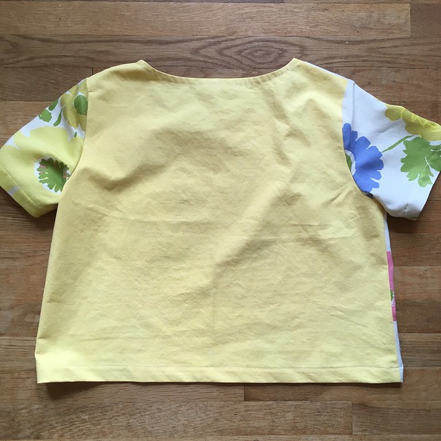 A Boxy Woven T-Shirt:  Butterick 5948