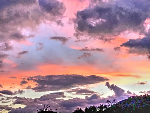 sunset sky clouds nc haywoodcounty northcarolina nature