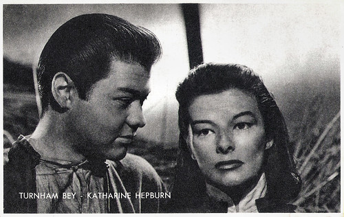 Turhan Bey and Katharine Hepburn in Dragon Seed (1944)