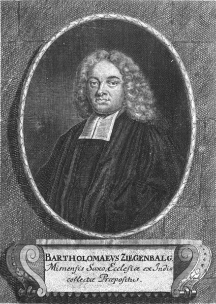 Bartholomaeus Ziegenbalg, Portrait