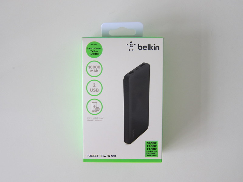 Belkin Pocket Power 10K Power Bank - Box Front