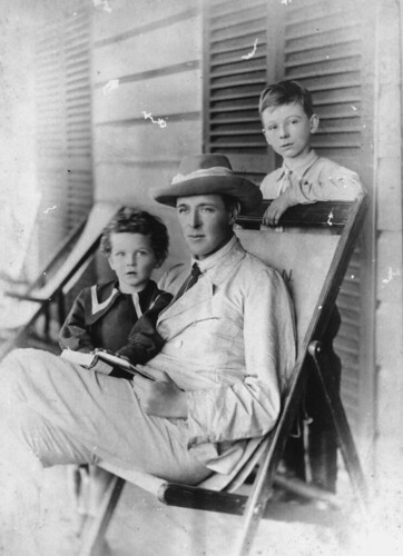 queensland statelibraryofqueensland fathers father dads fathersday sons governorofqueensland books reading deckchair boys