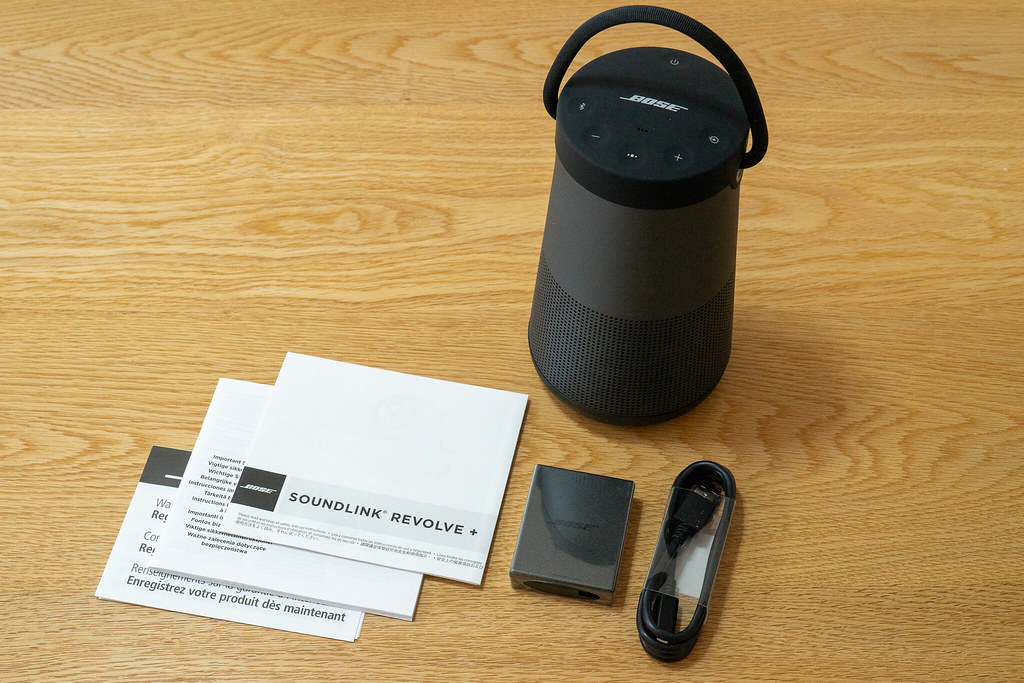 ○スーパーSALE○ セール期間限定 これ欲しかった Bose SoundLink Revolve Portable and Long-Lasting  Bluetooth 360 Speaker Triple Black並行輸入