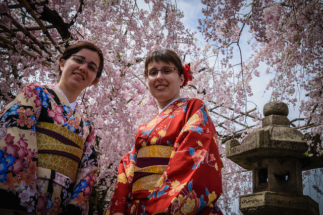 Higashiyama en Kimono