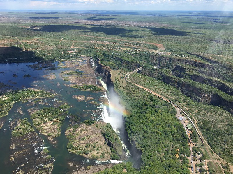  Водопад Виктория с воздуха 