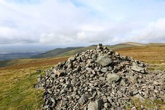 The cairn on King's Seat Hill