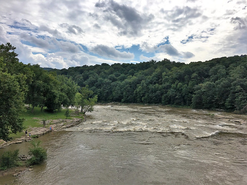 ohiopyle pennsylvania ohiopylestatepark youghioghenyriver rapids trees forest clouds iphone