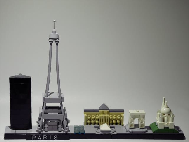 MOC Lego Architecture Skyline Paris, France