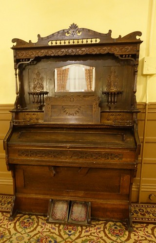 Glenwood Springs Packer Parlor Organ for early 20th century. From History Comes Alive at the Hotel Colorado