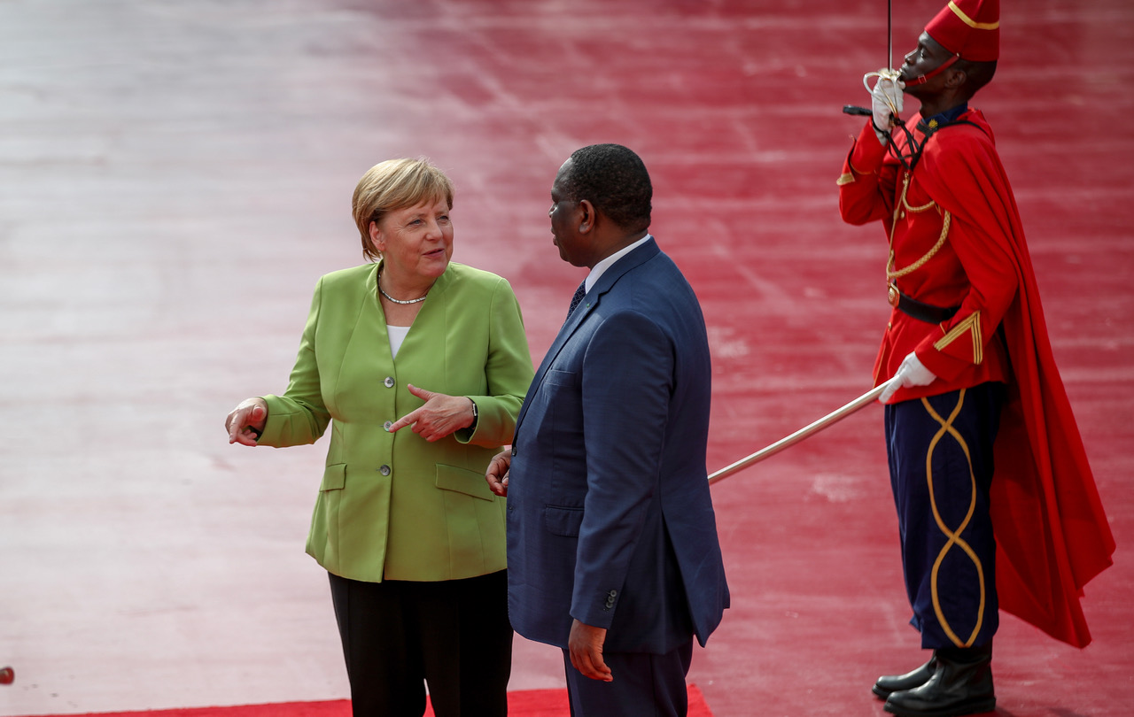 Visite de Angela Merkel à Dakar (7)