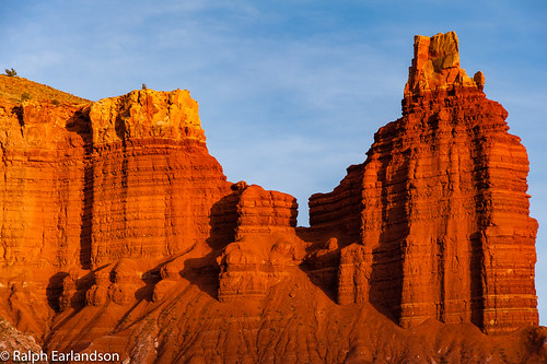 coloradoplateau utah capitolreef sunset desert chimneyrock
