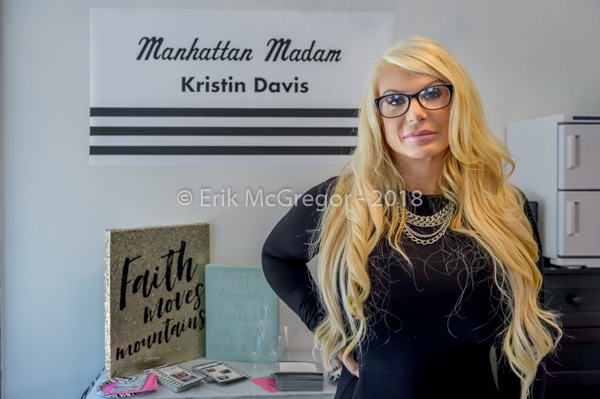 "Manhattan Madam" Kristin Davis opens beauty salon