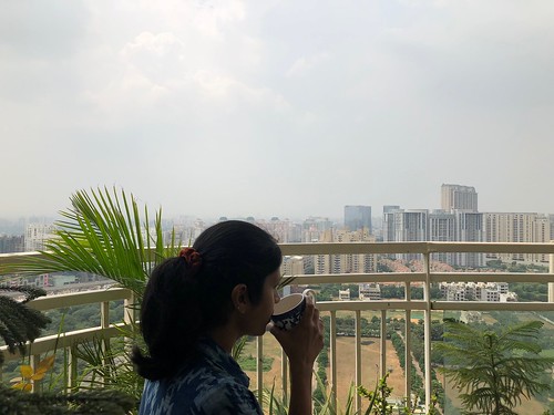 Home Sweet Home - Divya Babu's 30th Floor Balcony, DLF Park Place