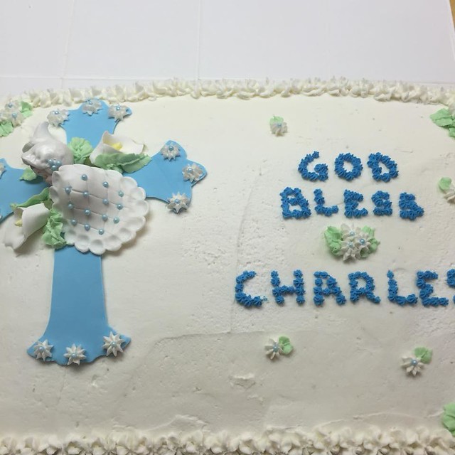 Baptism Cake from Norma Brooks of Sweet Creations by Norma