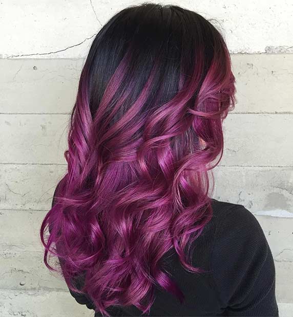 Bold Dark Purple Hair Color -Incredible Hair Color Ideas Trending 10