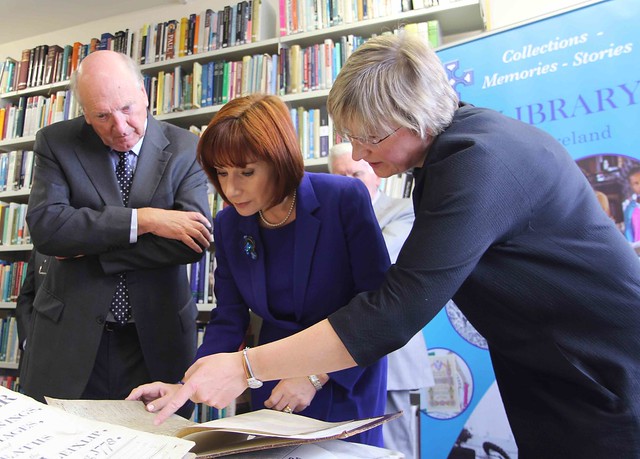 Visit of Minister Josepha Madigan to the RCB Library