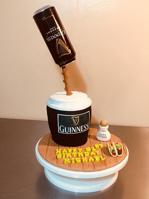 Gravity Defying Guiness Beer Cake by Sonia's Cakes n Creations