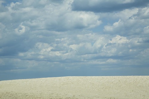chincoteague sand dune dunes sky blue clouds seaside shore beach summer virginia