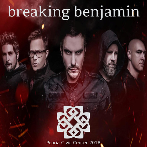 Breaking Benjamin-Peoria 2018 front